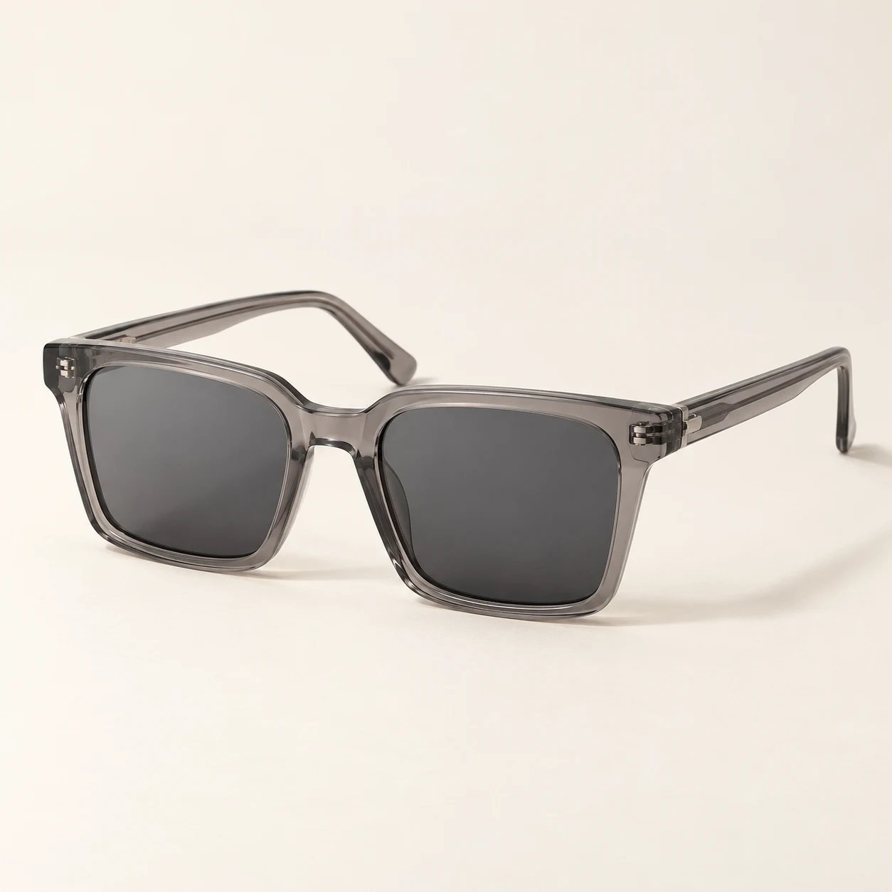 Translucent square sunglasses